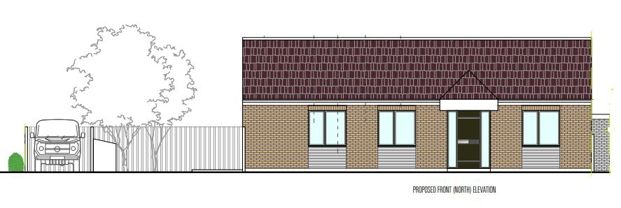 Lot: 34 - LAND WITH PLANNING FOR DETACHED BUNGALOW - 